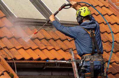 Démoussage et hydrofuge de toiture à Juniville
